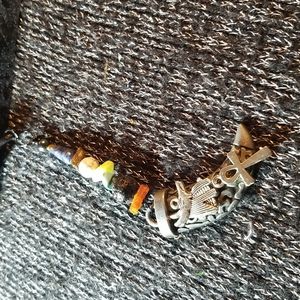 Men or women Anubis charm necklace